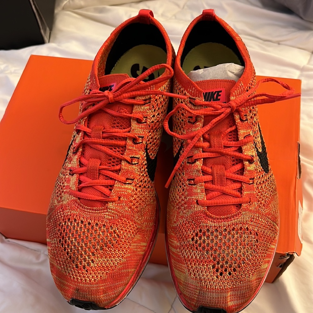 Orange Flyknit Racer - Picture 2 of 7